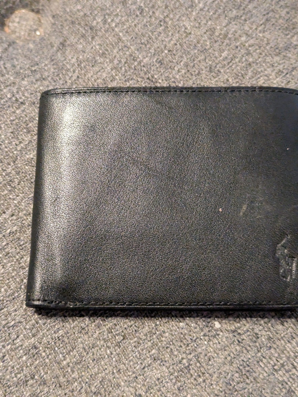 Polo by Ralph Lauren Black Leather Card & Key Holder
